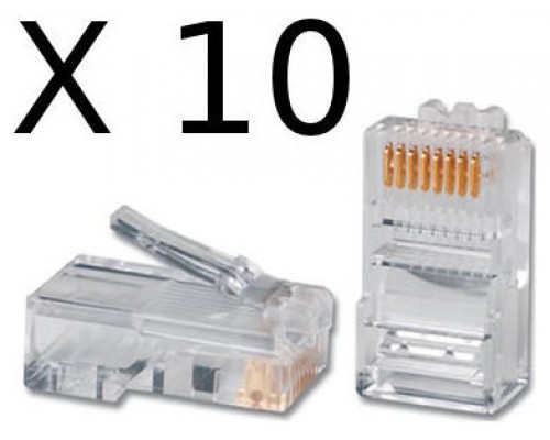 CONECTOR RJ45 CAT.5E BOLSA 10UD NANOCABLE